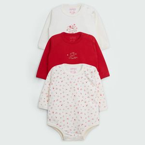 TRIPACK BODY M/L FLOWERS BEBITA 4977