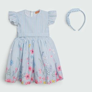 VESTIDO GENESIS / VINCHA NIÑA M1319